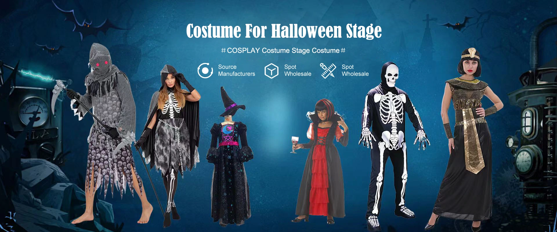 Dostawca kostiumów na Halloween