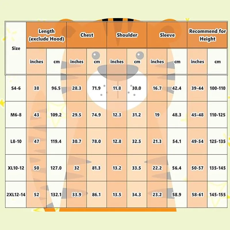 Tiger Costume For Kids